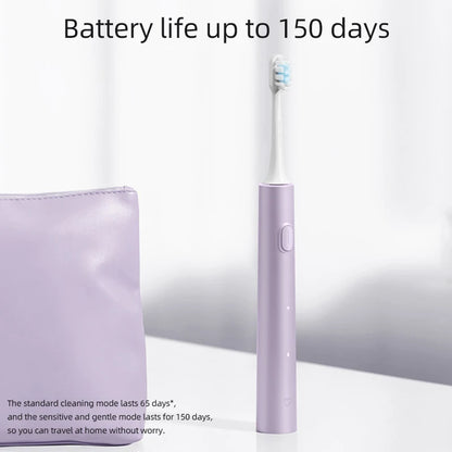 Xiaomi MIJIA Sonic Electric Toothbrush Set T302 4 Brush Heads IPX8 Waterproof Wireless Chraging Electronic Tooth Brush