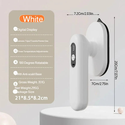 Handheld Hanging Foldable Cordless Mini Iron Portable Travel Garment Steamer Fast Heat Clothes Wrinkle Removal Tool for Home Use