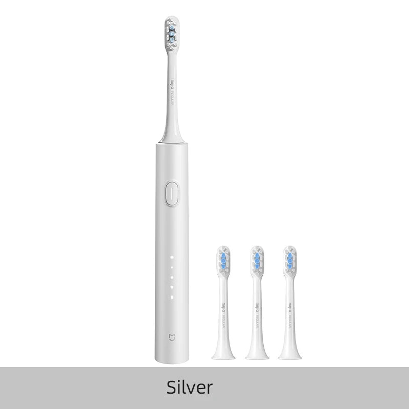 Xiaomi MIJIA Sonic Electric Toothbrush Set T302 4 Brush Heads IPX8 Waterproof Wireless Chraging Electronic Tooth Brush
