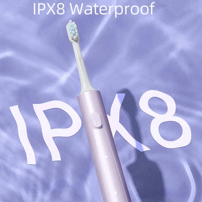 Xiaomi MIJIA Sonic Electric Toothbrush Set T302 4 Brush Heads IPX8 Waterproof Wireless Chraging Electronic Tooth Brush