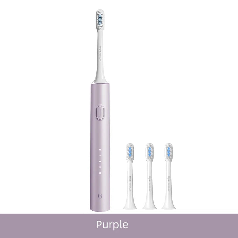 Xiaomi MIJIA Sonic Electric Toothbrush Set T302 4 Brush Heads IPX8 Waterproof Wireless Chraging Electronic Tooth Brush